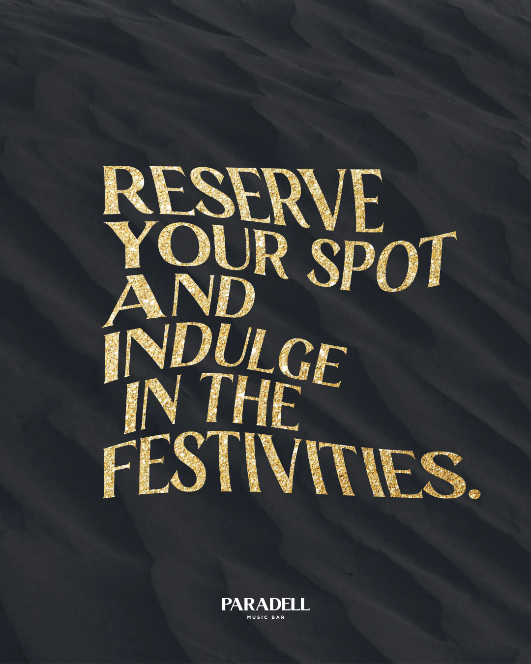 Don't miss your chance to an unforgettable night!